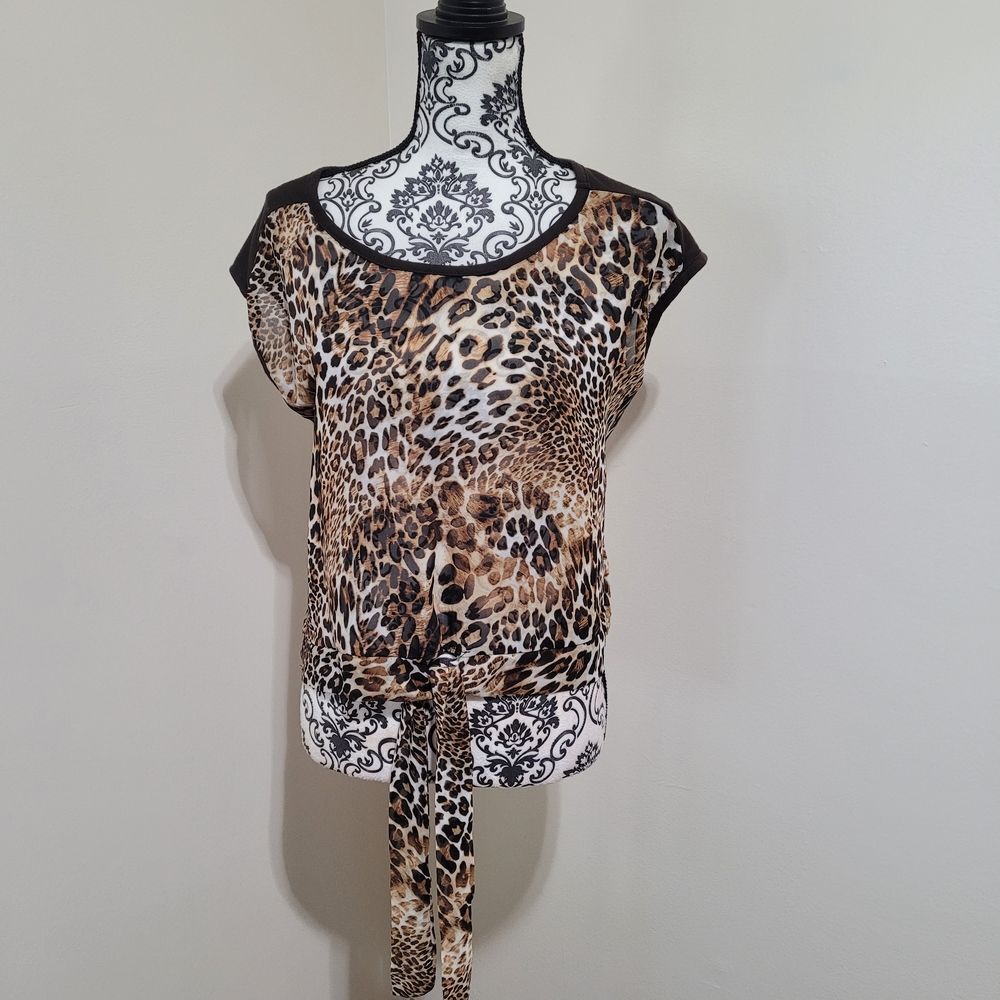 Leopard Print‎ Women's Top
